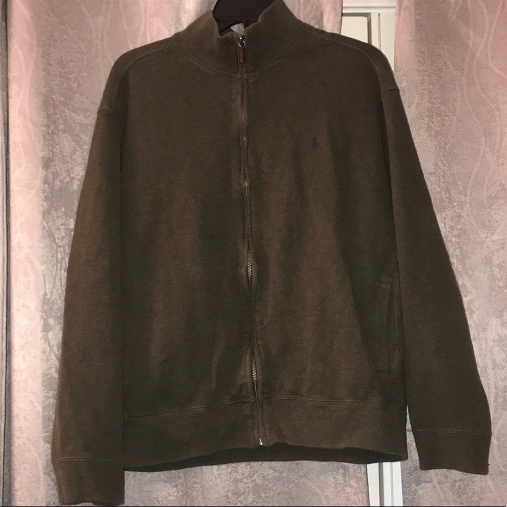 MENS- Polo zip up Sweater